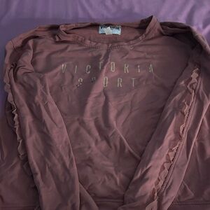 Victoria Sport Women's Pink Crew Neck Sweater